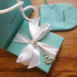 RARE Tiffany Pretzel Pendant Necklace